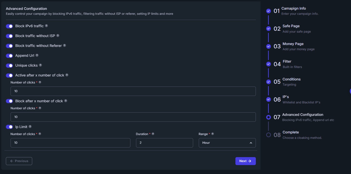 IP Cap and Tracking